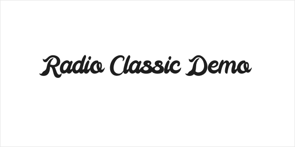 Radio Classic Demo Logo