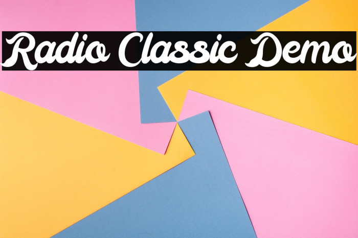 Radio Classic Demo Example 2