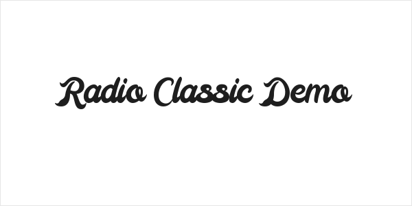 Radio Classic Demo Logo
