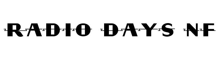 Radio Days NF Font