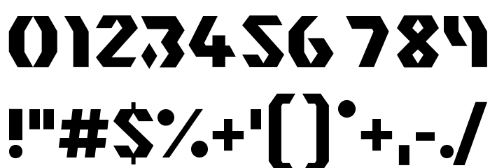 Radio Edit P3 Font OTHER CHARS