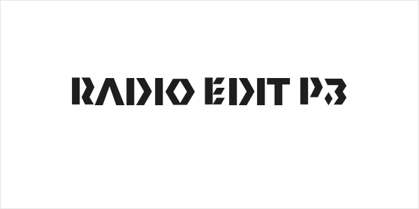 Radio Edit P3 Logo