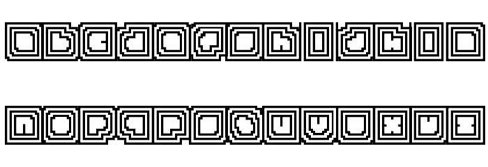 Radio Grave Empty Regular Font LOWERCASE