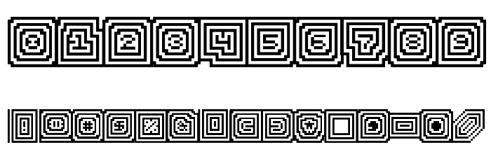 Radio Grave Regular Font OTHER CHARS
