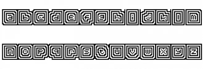 Radio Grave Regular Schriftart Kleinbuchstaben