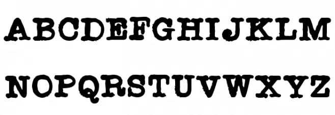 Radio Newsman Schriftart Groß