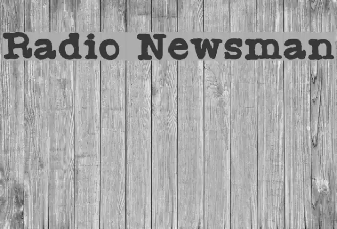 Radio Newsman Font examples