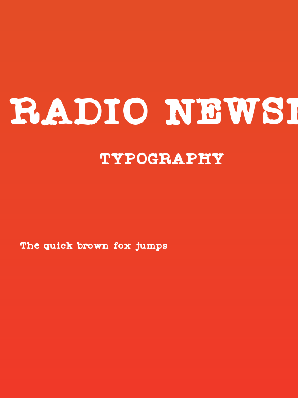 Radio Newsman Poster