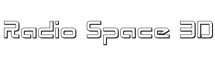 Radio Space 3D  Fuentes Gratis Descargar