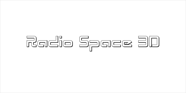 Radio Space 3D Logo