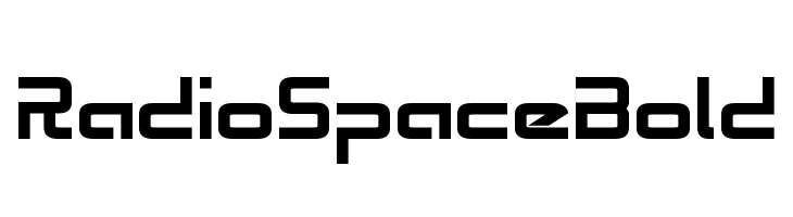 Radio Space Bold  font caratteri gratis