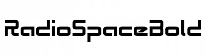 Radio Space Bold  Frei Schriftart Herunterladen