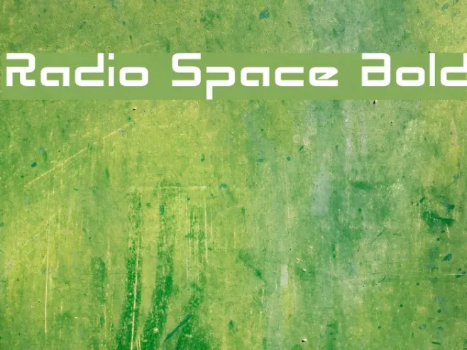 Radio Space Bold Example 1
