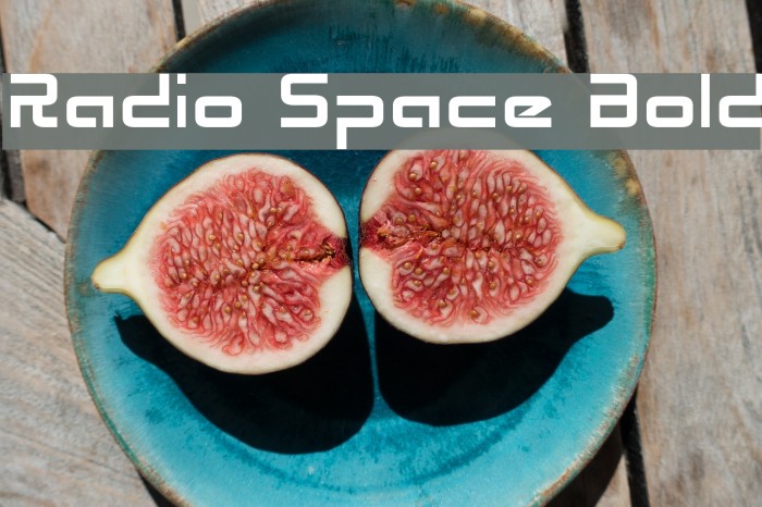 Radio Space Bold Font examples