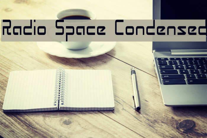 Radio Space Condensed Font examples