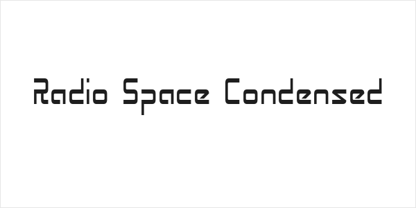 Radio Space Condensed Logo