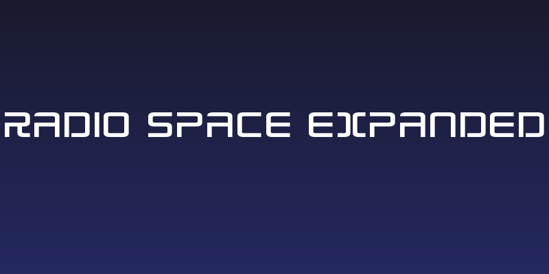 Radio Space Expanded Social Header