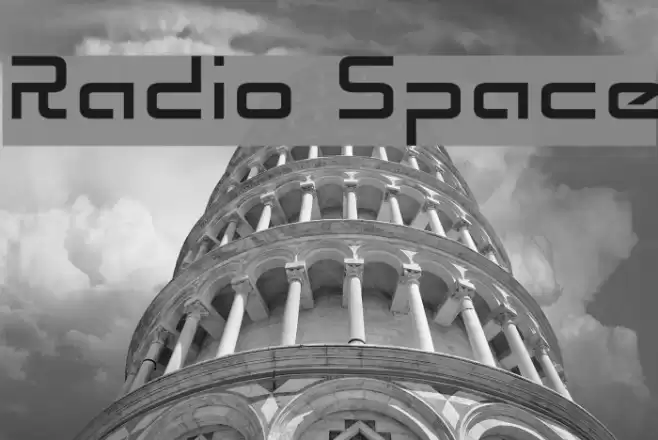 Radio Space Font examples