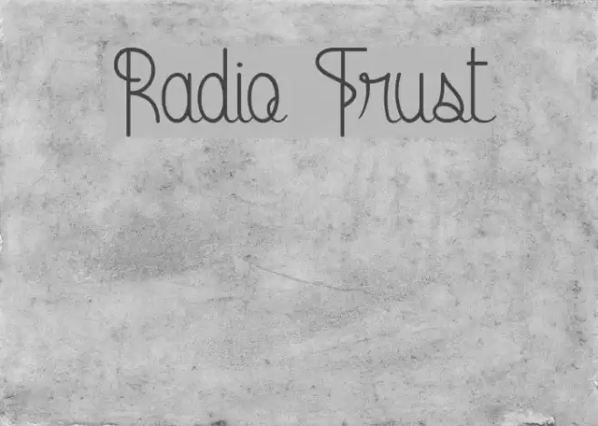 Radio Trust Font examples