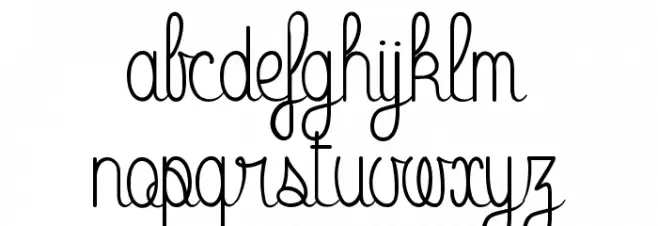 Radio Trust Schriftart Kleinbuchstaben
