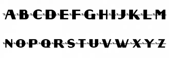 RadioDaysNF Schriftart Groß