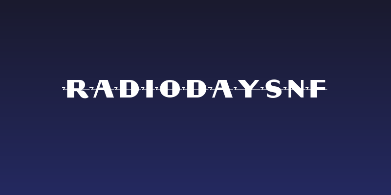 RadioDaysNF Social Header