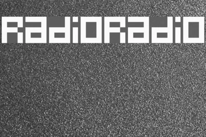 RadioRadio Schriftart examples