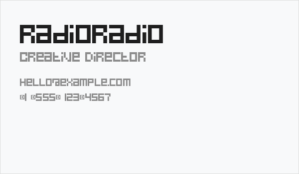 RadioRadio Business Card