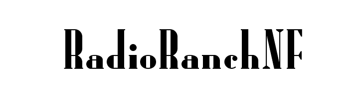 RadioRanchNF  Frei Schriftart Herunterladen