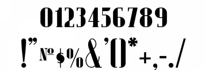 RadioRanchNF Font OTHER CHARS