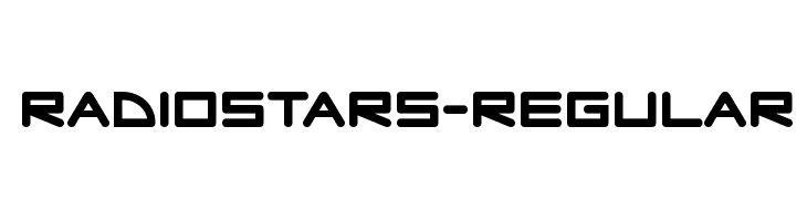 RadioStars-Regular  नि: शुल्क फ़ॉन्ट्स डाउनलोड