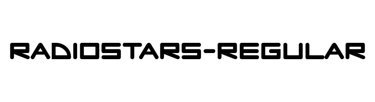 RadioStars-Regular  Frei Schriftart Herunterladen