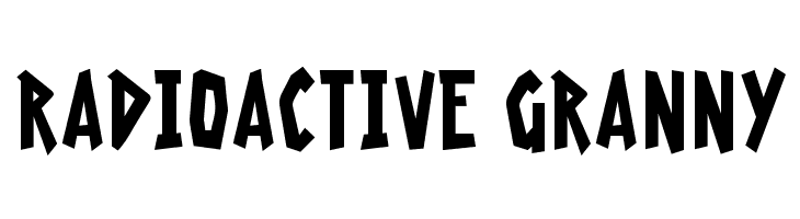 Radioactive Granny  Free Fonts Download