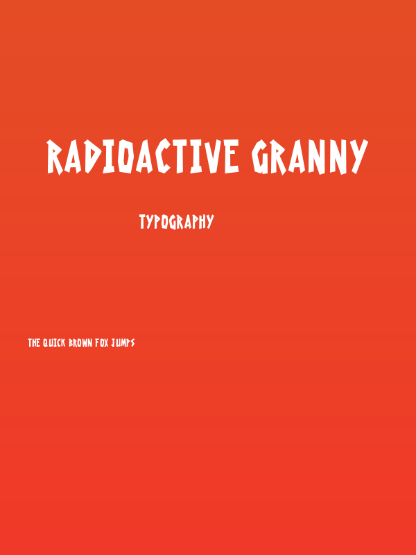 Radioactive Granny Poster