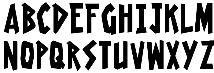 Radioactive Granny Font LOWERCASE