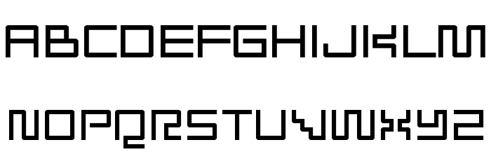 Radioaktivitet Font LOWERCASE