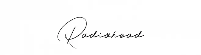 Radiohead  baixar fontes gratis