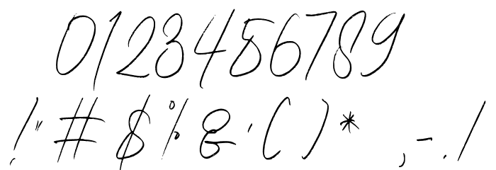Radiohead Font OTHER CHARS