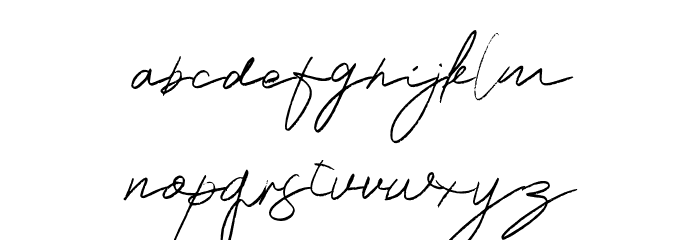 Radiohead Font LOWERCASE