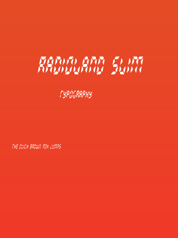 Radioland Slim Poster