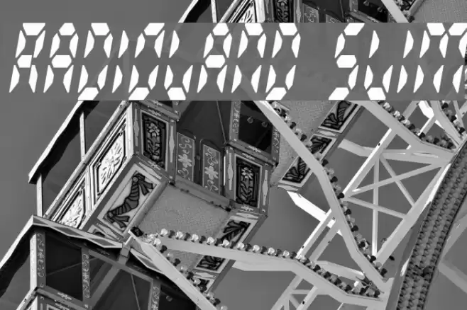 Radioland Slim Font examples