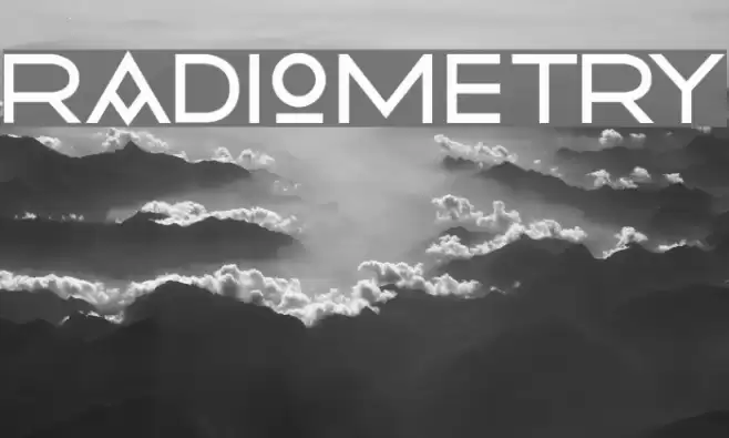 Radiometry Font examples