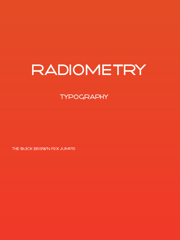 Radiometry Poster