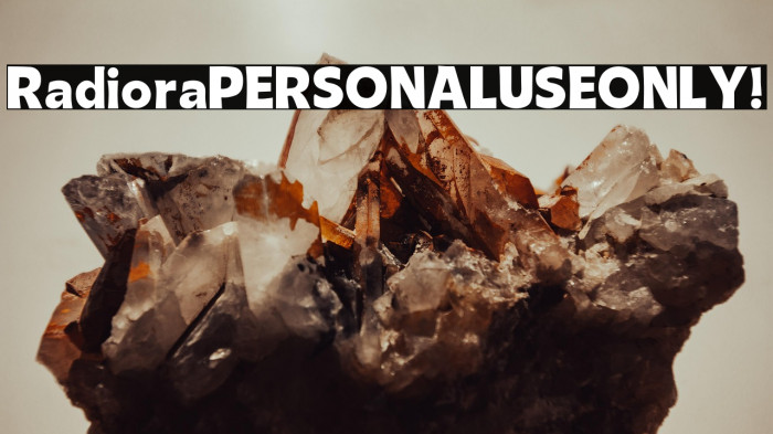 Radiora PERSONAL USE ONLY! Example 2