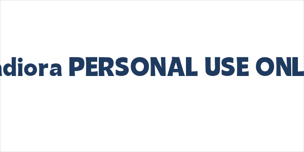 Radiora PERSONAL USE ONLY! Logo