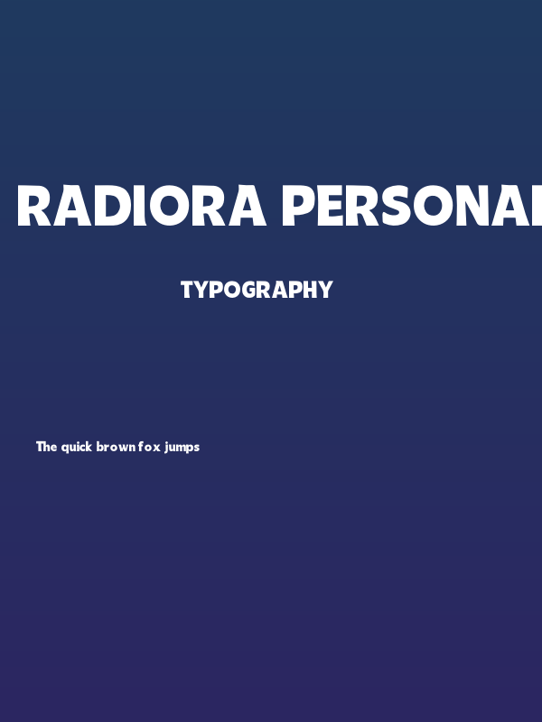 Radiora PERSONAL USE ONLY! Poster