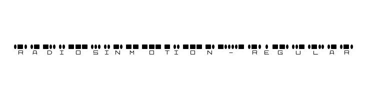 RadiosinMotion-Regular  Free Fonts Download
