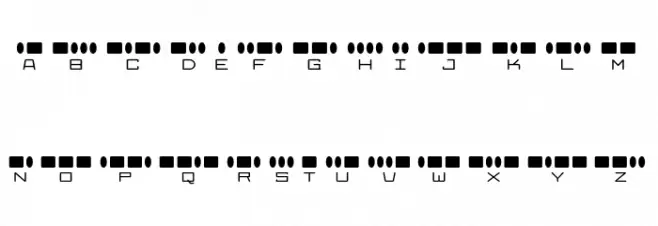 RadiosinMotion-Regular Caratteri MAIUSCOLE