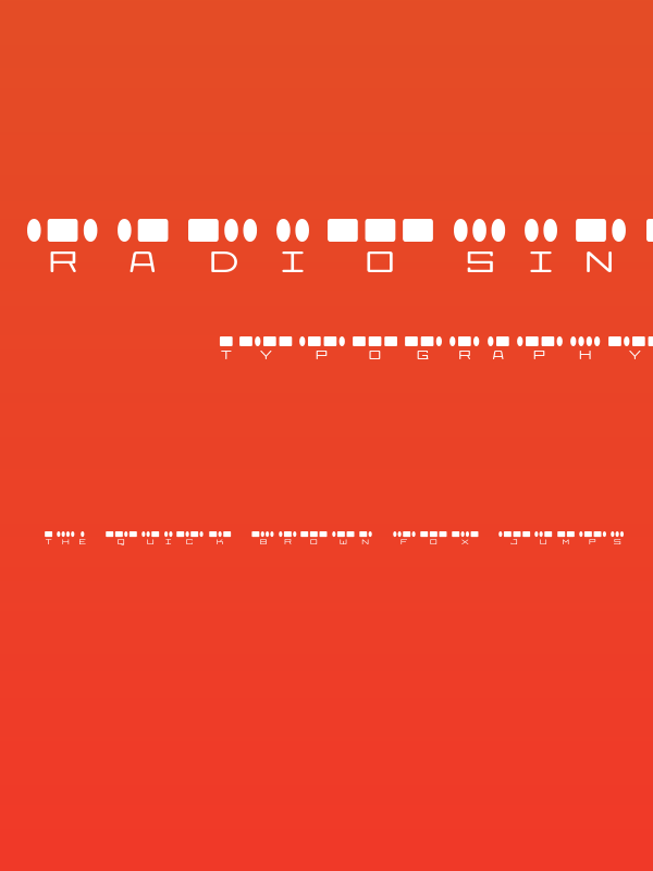 RadiosinMotion-Regular Poster