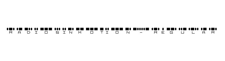 RadiosinMotion-Regular Font